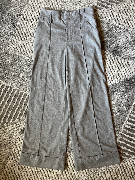 Anthropologie Pants - Anthropologie Cartonnier Wide-Leg Trousers Gray Size 4 Academia Capsule Minimal